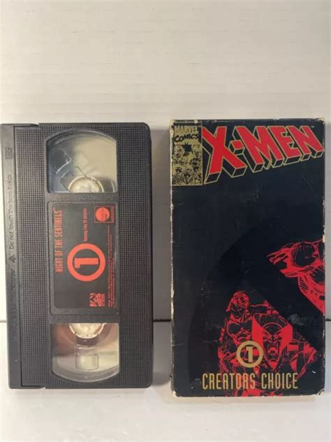 X MEN CREATORS Choice 1 VHS 1993 Pizza Hut Night Of The