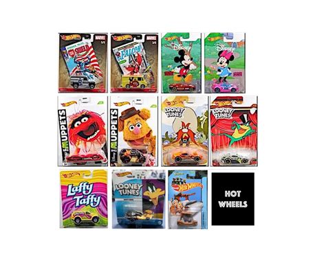 Hot Wheels Mattel Disney The Muppets Ground Fx Cool Looney Tunes Disney Mickey Minnie Laffy