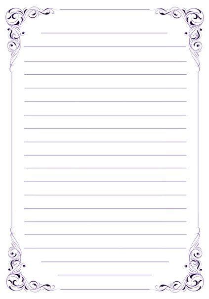 Pin by Александра on 1 Writing paper printable stationery Writing