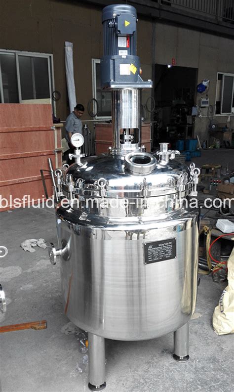 Sanitary Steam Heating Vacuum And Pressure Mixing Reaction Tank