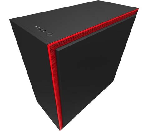 Buy Nzxt H710 E Atx Mid Tower Pc Case Black And Red Currys