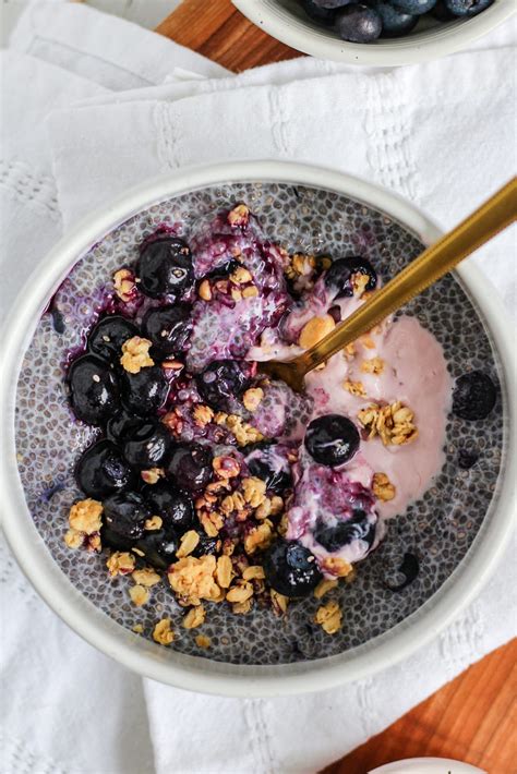 Superfood Blueberry Chia Pudding Quick And Easy Hannah Magee Rd