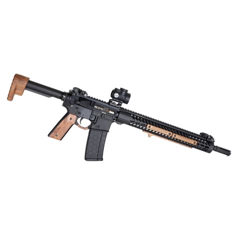 Wood Ar 15 Furniture Fixed Stock Set Walnut Black Wood Usa