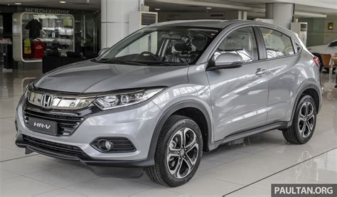 Honda Hr V Facelift Launched In Malaysia Four Variants Including