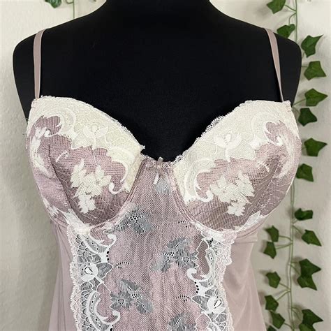 Nude Mauve Lingerie Slip Size Xl Ptp Depop