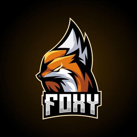 Ilustración de diseño de mascota de esport fox Vector Gratis