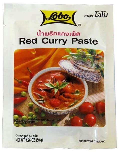 Czerwona Pasta Curry Red Curry 50g Lobo Food Market