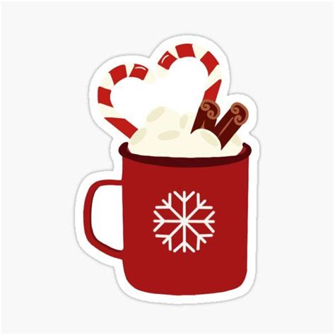 Christmas Hot Coco Stickers For Sale Christmas Stickers Christmas