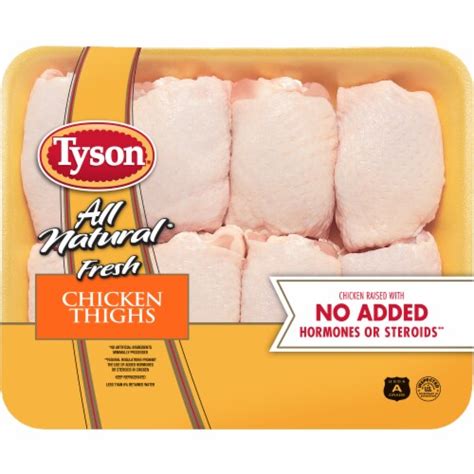 Tyson All Natural Fresh Chicken Thighs Lb Kroger