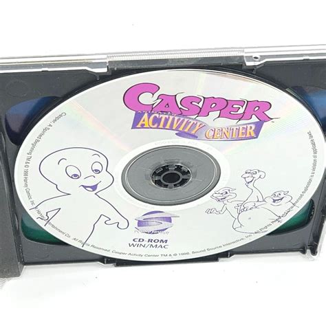 Casper Animated Early Reader CD Tape 1998 Casper Meets Wendy Activity