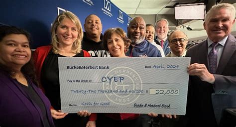 Burke And Herbert Bank Donates 22000 To Capital Youth Empowerment