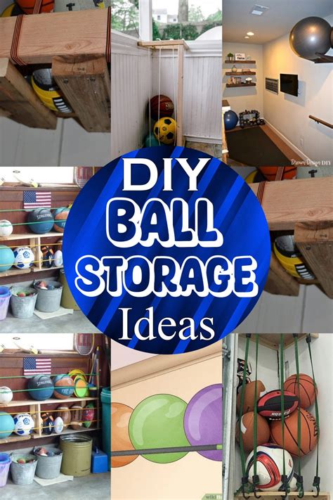 diy ball storage ideas  sports gear diyncrafty
