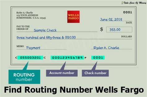 How To Find Routing Number Wells Fargo Tips To Take Care Of Your