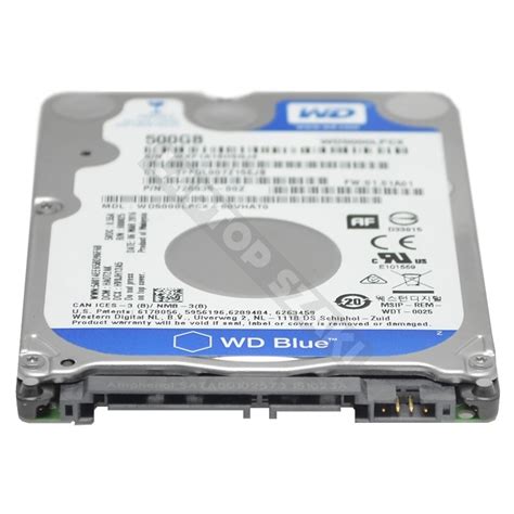 WD WD5000LPCX 500GB SATA 2,5" gyári új slim laptop winchester