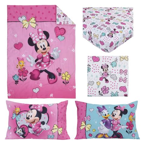 4pc Minnie Mouse Toddler Bedding Set