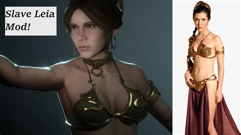 Star Wars Battlefront II 2017 Slave Leia Mod YouTube