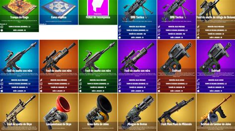 Fortnite Temporada 4 Todas las armas míticas y modificadas del parche