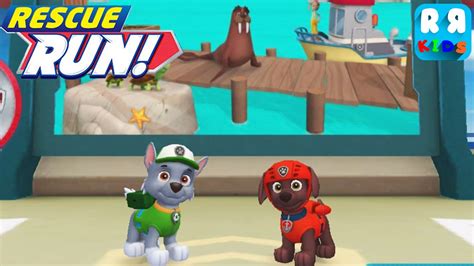 PAW Patrol Rescue Run The Bay With Zuma And Rocky YouTube