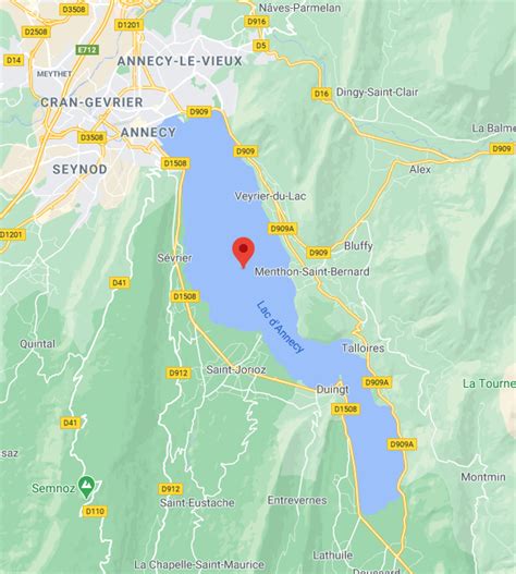 Lake Annecy France Map Pdf