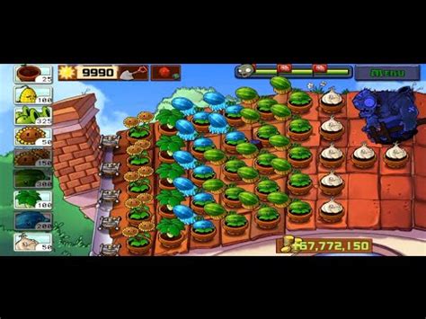 Plants Vs Zombies Roof Gameplay Level Youtube