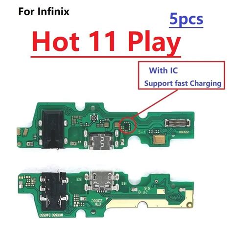 New Charger Usb Charging Port Board Dock Plug Socket Jack Connector Flex Cable For Infinix Hot