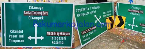 rambu petunjuk  lintas paku marka jalan
