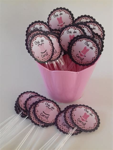 Topper doce chá de lingerie Elo7 Produtos Especiais