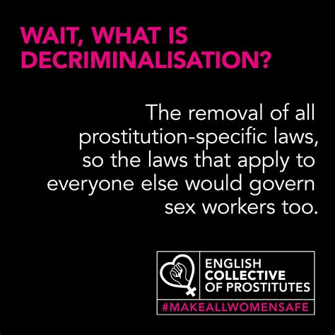 Decriminalise Sex Work English Collective Of Prostitutes