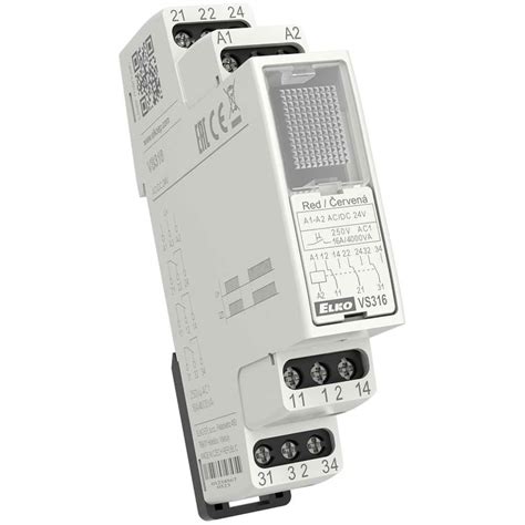 Вспомогательное реле ELKO EP VS316/230V blue синее, AC 230V (А1-А2 ...