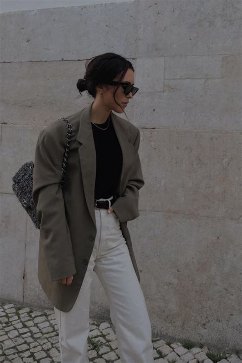 Oversize Blazer sind das Essential für unsere Casual Outfits Уличная