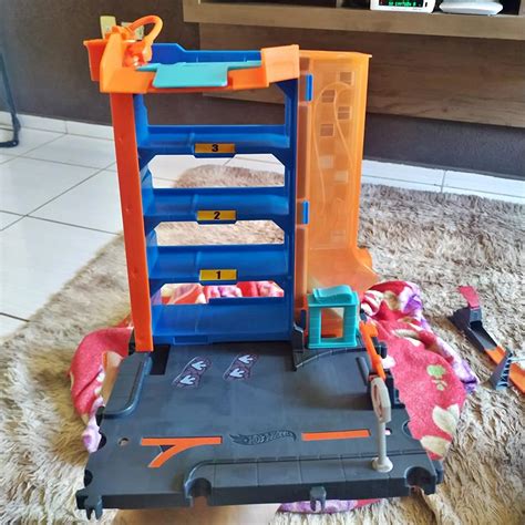 Hot Wheels Pista De Brinquedo Garagem Multi Aqui Tem Pechincha