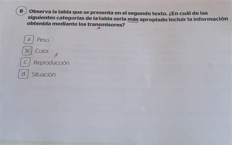 Observa La Tabla Que Se Presenta Entre Un Texto En La Cu L De Las