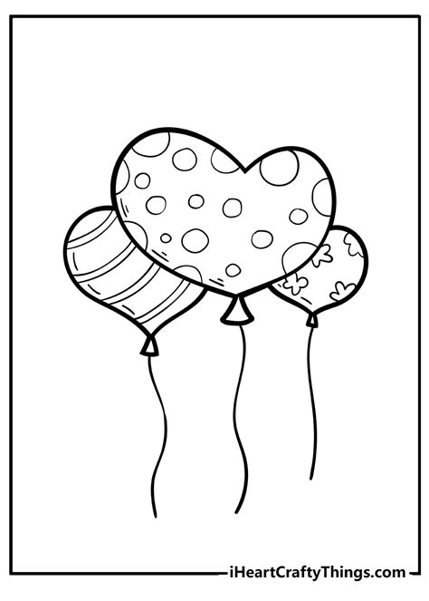 Balloon Coloring Pages - Free Coloring Pages Printables