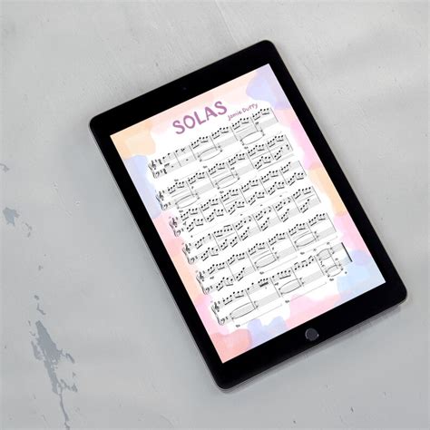 Jamie Duffys Solas Easy One Page Piano Sheet Music Pdf Etsy