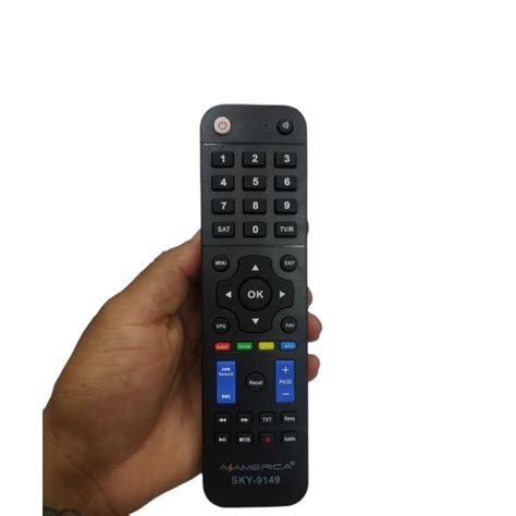 Controle Pra Receptor Azamerica Silver Gx Pro K Ultra Hd Wi Fi