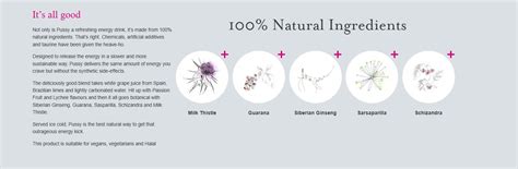 Pussy Natural Energy Drink Ml Pack Of X Ml