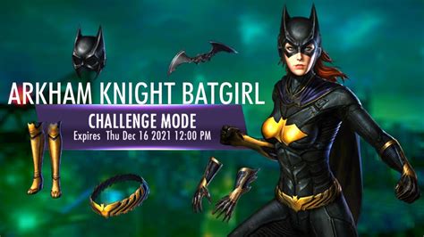 Arkham Knight Batgirl Challenge Mode Full Run Injustice Mobile Youtube