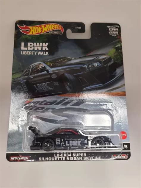 HOT WHEELS LIBERTY Walk LB ER Super Silhouette Nissan Skyline Chase NOIR EUR