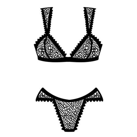 Hand Drawn Sexy Lingerie Set Royalty Free Vector Image