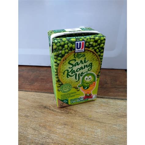 Jual Ultra Sari Kacang Ijo Ml Karton Isi Pcs Shopee Indonesia