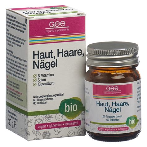 GSE Haut Haare Nägel Complex Tabletten Bio 60 Stk kaufen Kanela