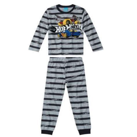 Pijama Infantil Longo Hot Wheels Masculino Malwee Kids em Promoção na