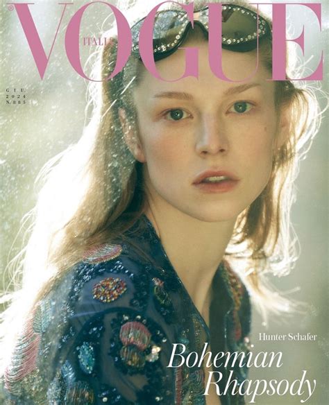 Hunter Schafer - Vogue Italy June 2024 • CelebMafia