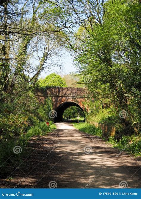 Old Railway Tunnel on a Cycle Path in the Spring Stock Photo - Image of