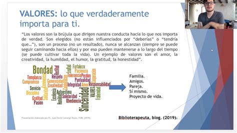 Terapia de Aceptación y Compromiso ACT clarificación de valores