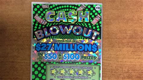 Cash Blowout Olg Scratch Ticket Youtube