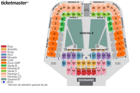estadio gnp seguros mapa oficial