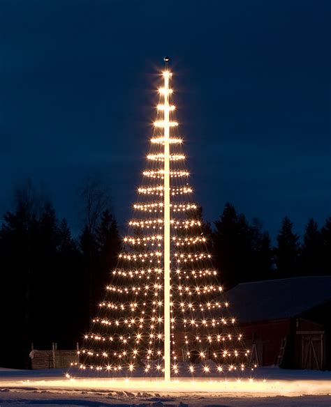 Flagpole Christmas Tree Lights - Best Decorations