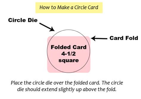 lovely sweet circle card pretty paper cards