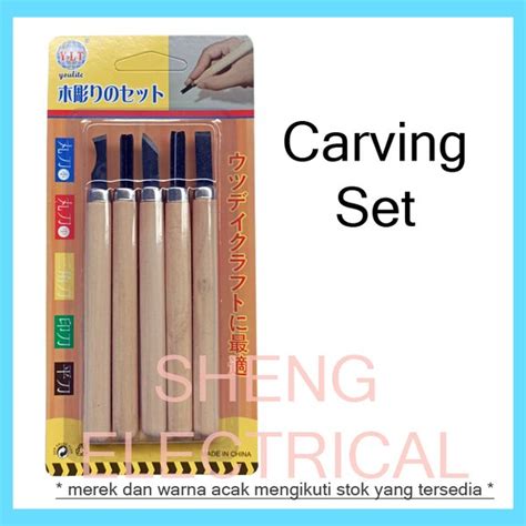 Jual Wood Carving Set Knife Alat Pisau Ukir Pahat Kayu Di Lapak Sheng